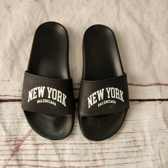 Balenciaga Cities New York Pool Slides Size 5 - Picture 1 of 7